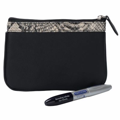 Classic Flat Cosmetic Bag for Makeup Brushes